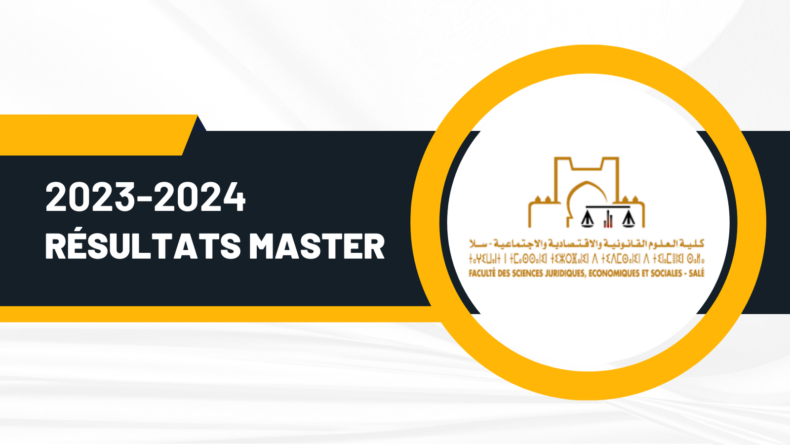 FSJES Salé Résultats Définitifs Master 2023-2024