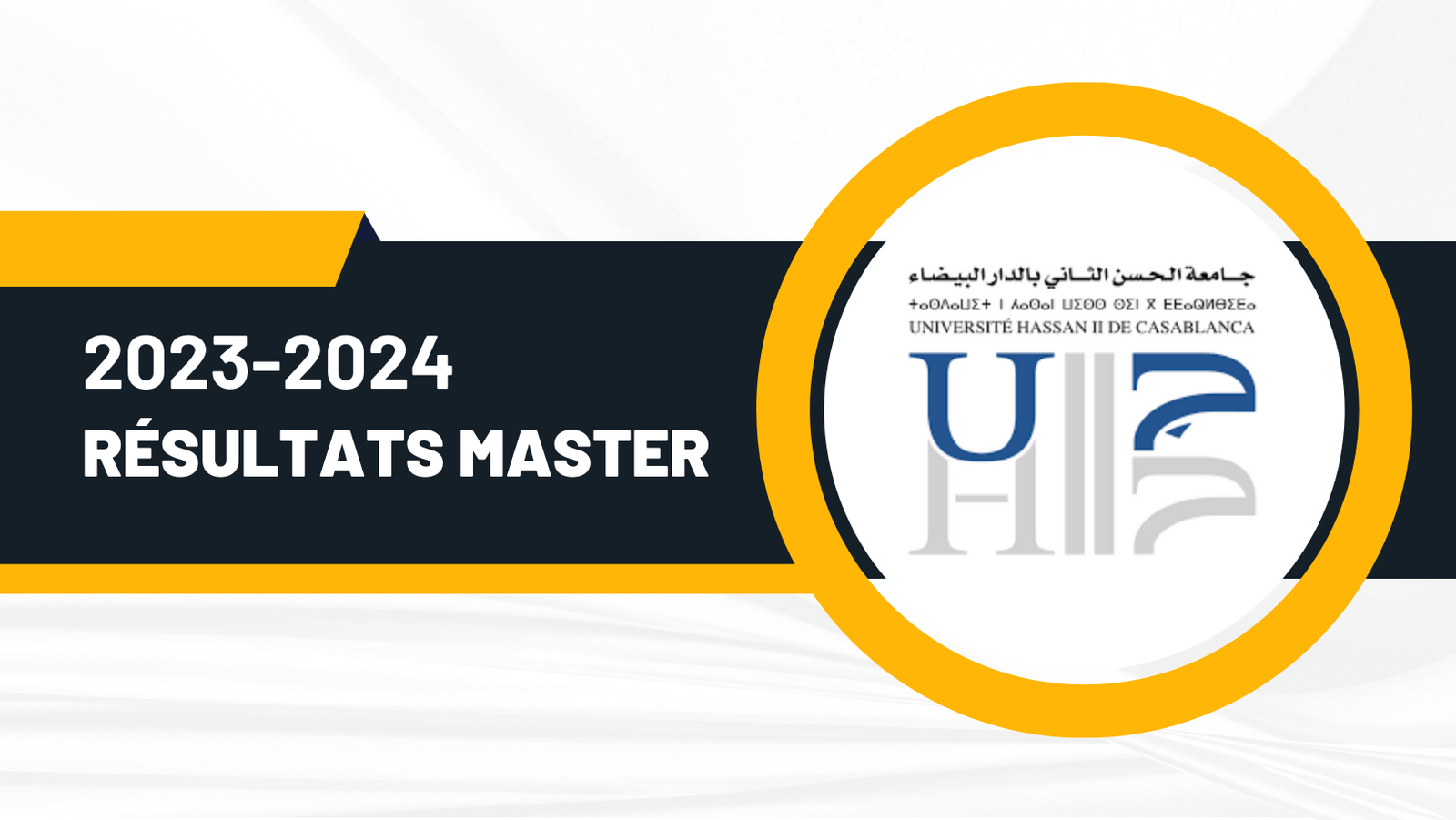 FSJES Ain Sbâa Casablanca Résultats Définitifs Master 2023-2024