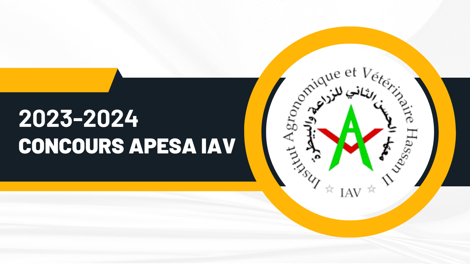 Concours APESA IAV 2023/2024 : Guide d’inscription et informations clés