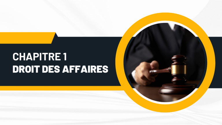 Découvrez notre cours complet sur le droit des affaires au Maroc, conçu spécialement pour les étudiants des facultés marocaines. Maîtrisez les principes fondamentaux, les régulations et les cas pratiques du paysage juridique des affaires au Maroc. Un guide essentiel pour réussir vos examens et comprendre le contexte légal marocain. Inscrivez-vous dès maintenant!