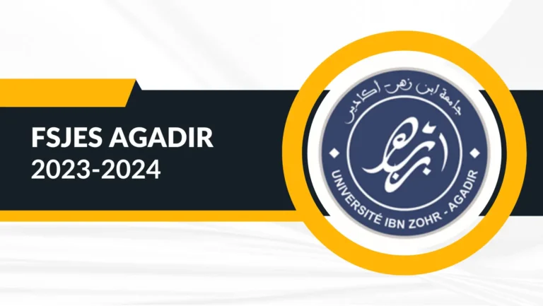 FSJES Agadir Master 2023/2024