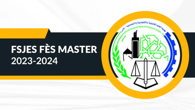 Master fsjes fès 2023 2024