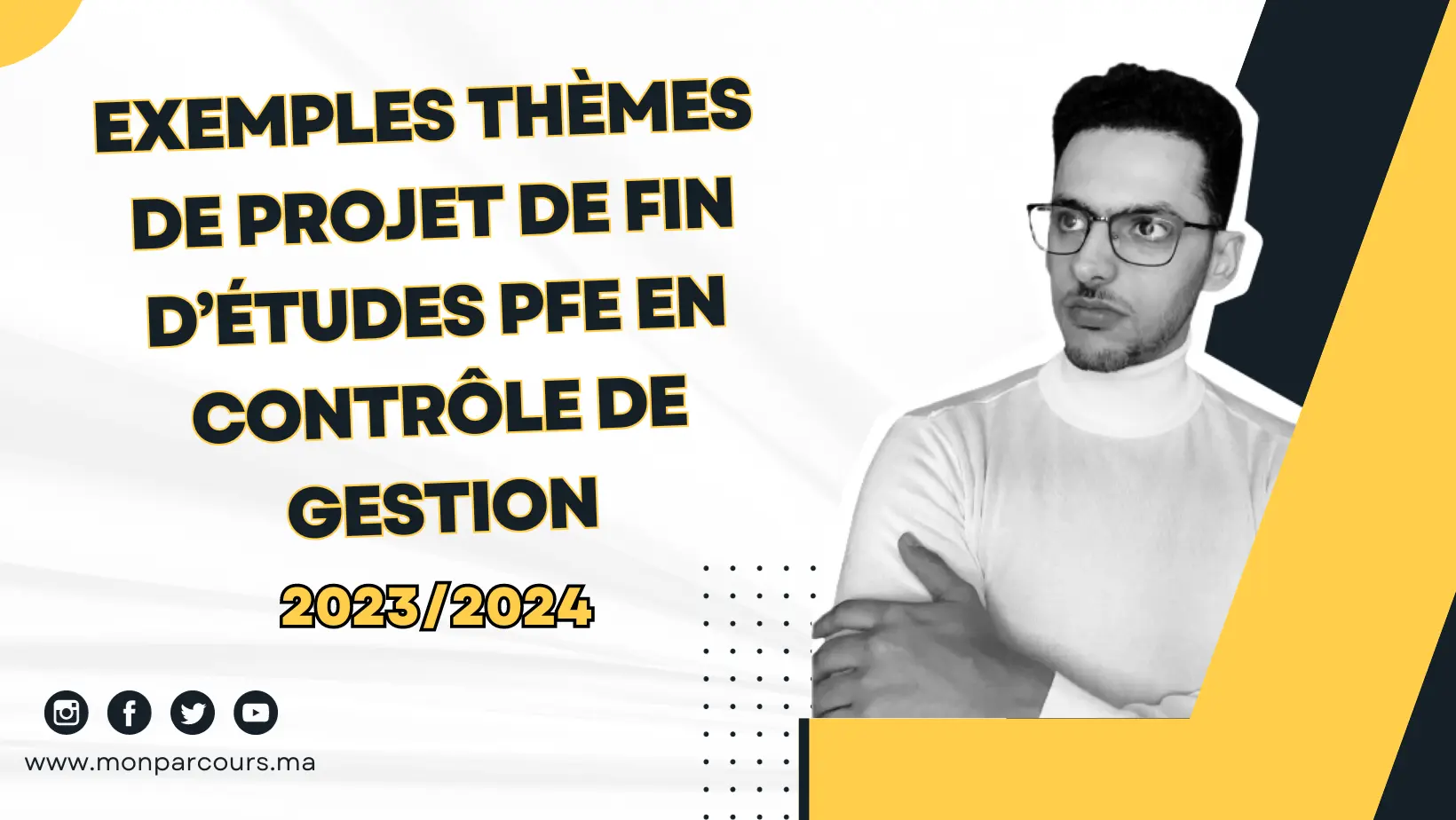 Exemples Thèmes de Projet de Fin D’études PFE en Contrôle de Gestion 2023/2024 Maroc