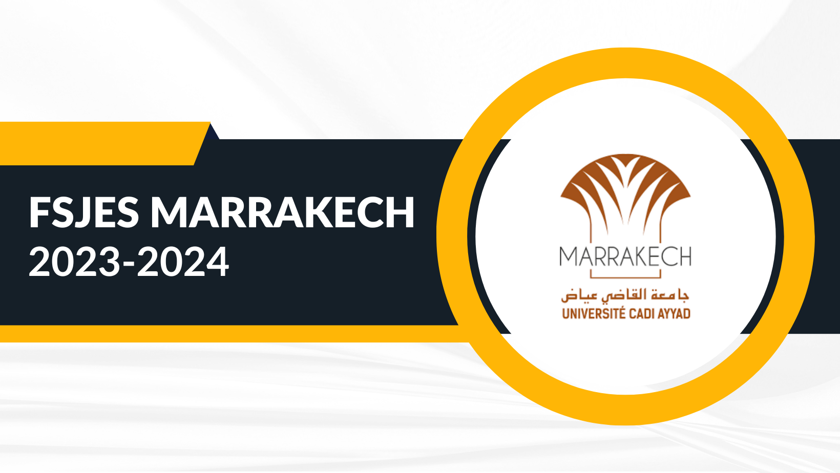 FSJES Marrakech Master 2023/2024