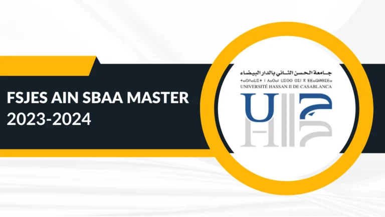 FSJES Ain Sbaa Casablanca Master 2023/2024