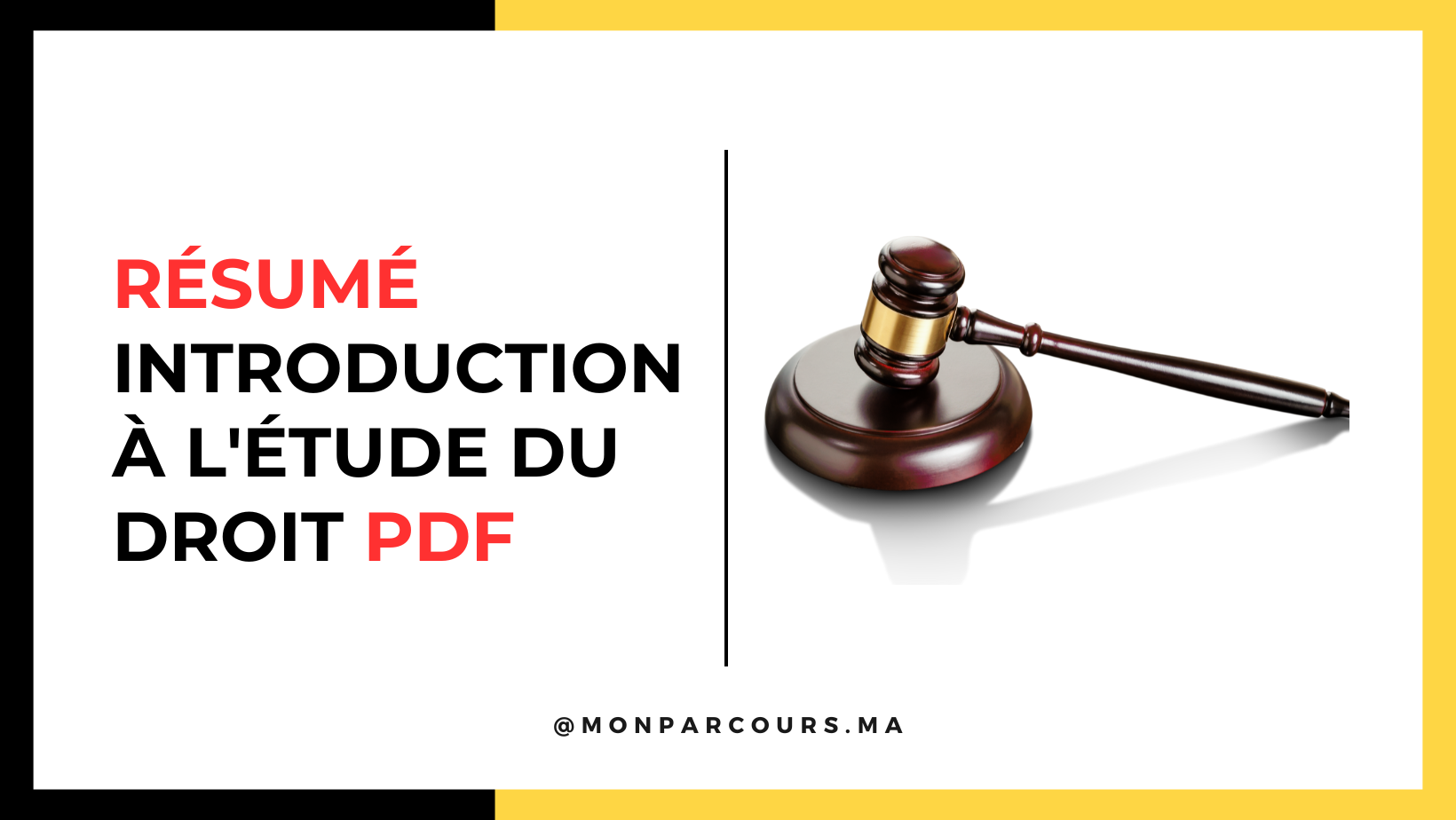 Résumé Introduction à l'étude du Droit S3 PDF