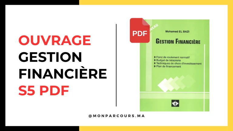 Ouvrage Gestion Financière S5 PDF (Mohamed EL BAZI)