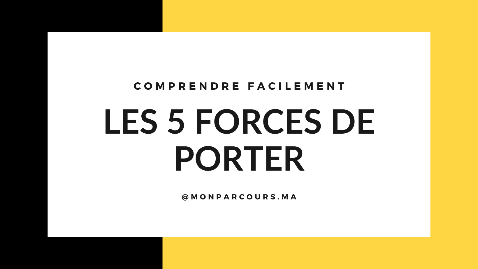 Comprendre Les 5 Forces de Porter (Résumé)