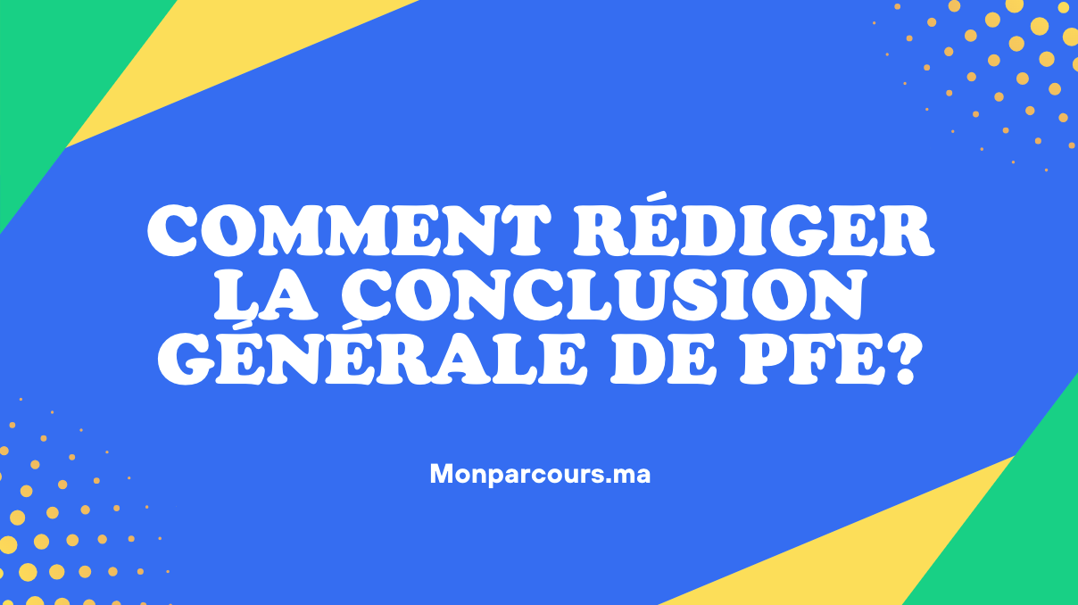 Conclusion Générale PFE Licence