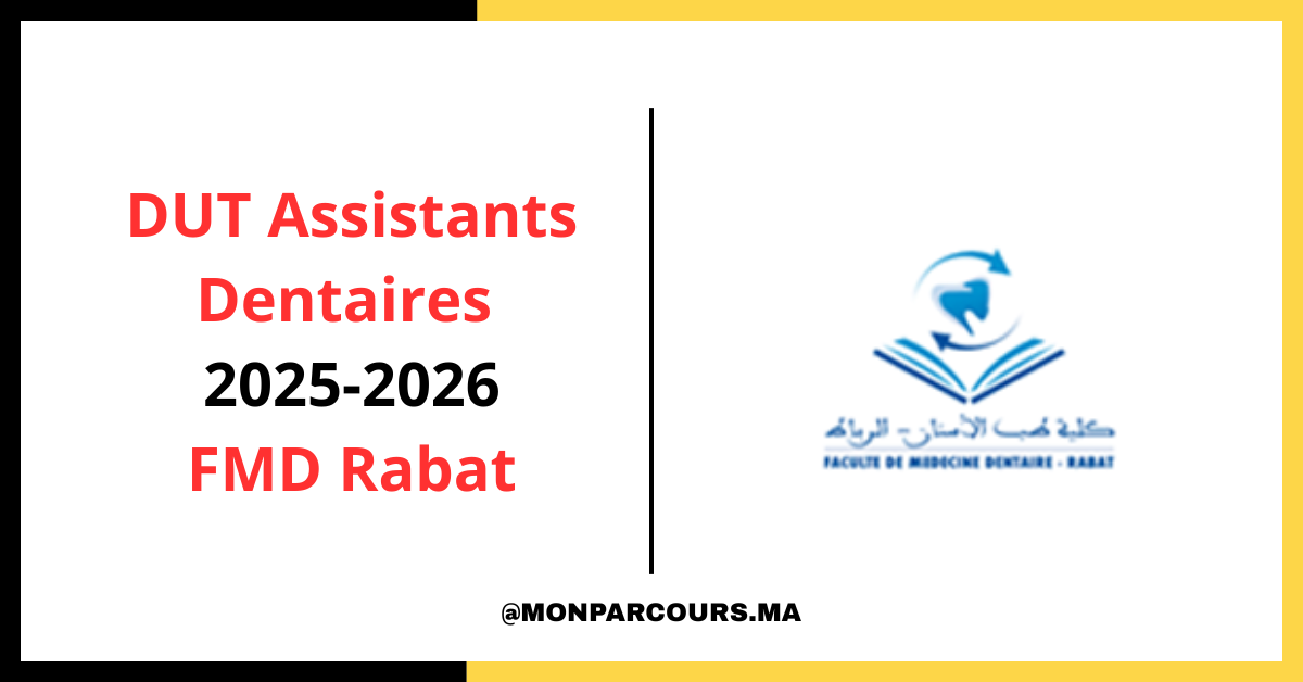 DUT Assistants Dentaires 2025-2026 - FMD Rabat